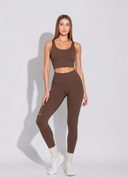 Scooped neck cropped top