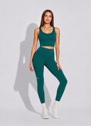 Scooped neck cropped top