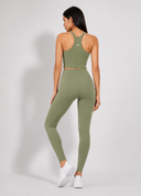 Padded built-in bra vest tank top