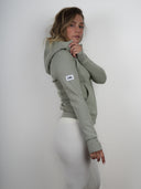Fitted hooded jacket