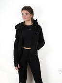 Fitted hooded jacket