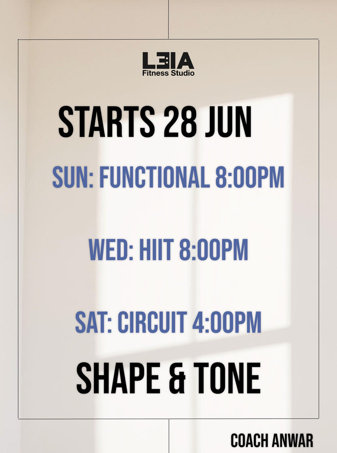 Shape&tone - Coach Anwar