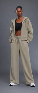 Wide Cut Hooded Jacket