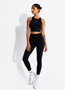 Padded extended vest sports bra