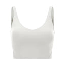 Scooped neck cropped top