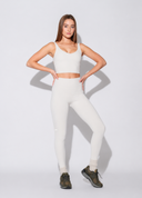 Scooped neck cropped top