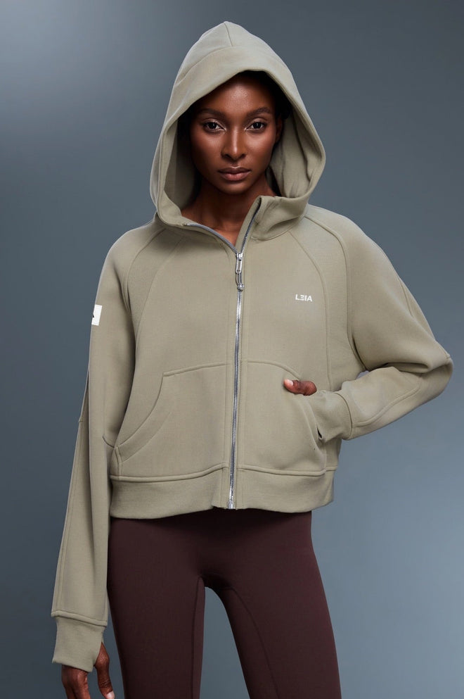 Wide Cut Hooded Jacket