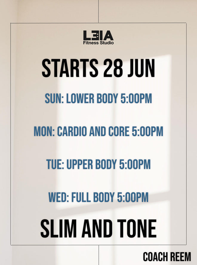 Slim and tone - Coach Reem