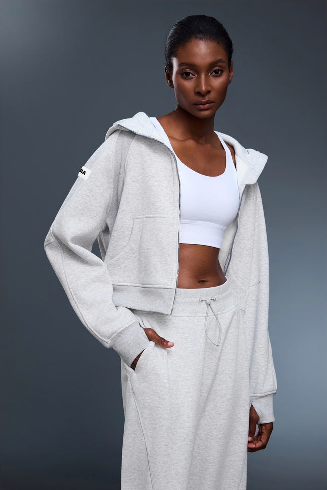 Wide Cut Hooded Jacket