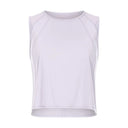 Breathable cropped tank top