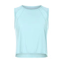 Breathable cropped tank top