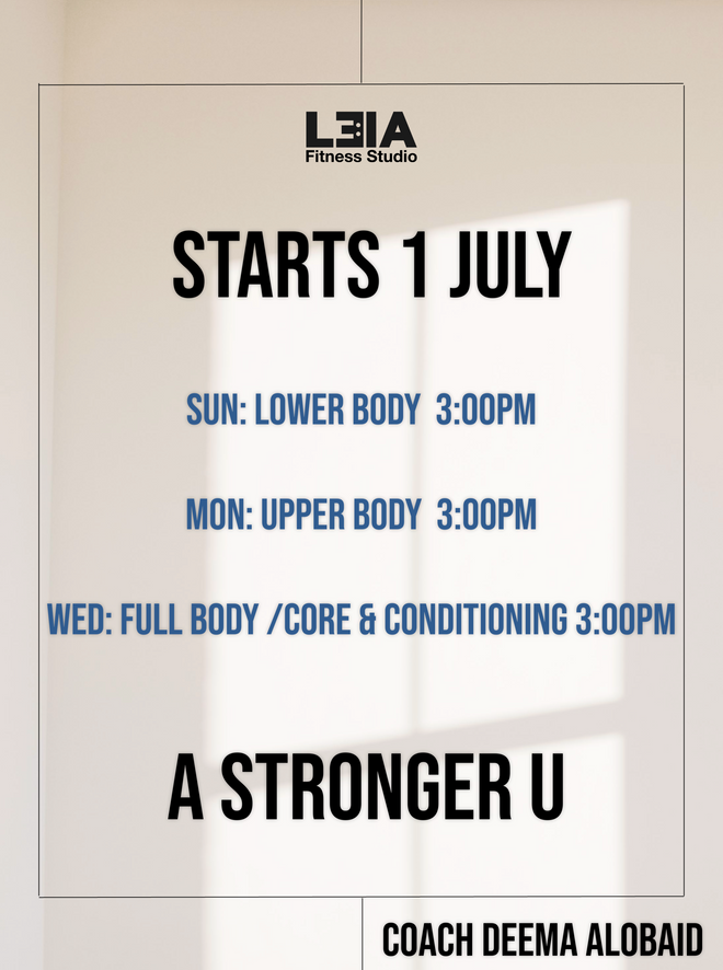 A Stronger U - Coach Deema Alobaid