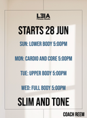 Slim and tone - Coach Reem Alsane