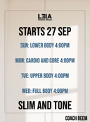 Slim and tone - Coach Reem Alsane