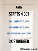 3x Stronger - Coach Noura Alobaid