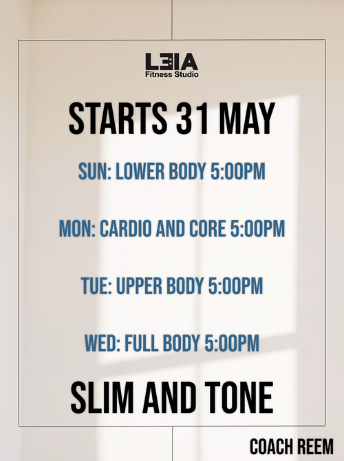 Slim and tone - Coach Reem