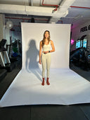 Scooped neck cropped top