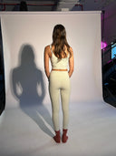 Scooped neck cropped top