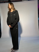 Visible Tie  Widelegged Sweatpants