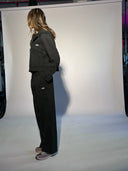 Visible Tie  Widelegged Sweatpants