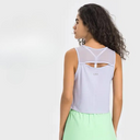 Breathable cropped tank top