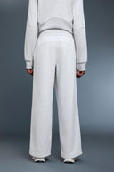 Visible Tie  Widelegged Sweatpants