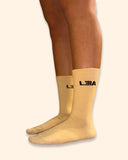 Single Cotton Crew Socks