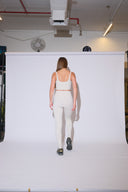 Scooped neck cropped top