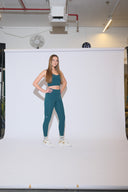 Scooped neck cropped top