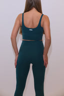 Scooped neck cropped top
