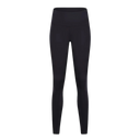 Black high-waisted leggings shown flat against a solid white background.