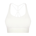 Knotted back sports bra
